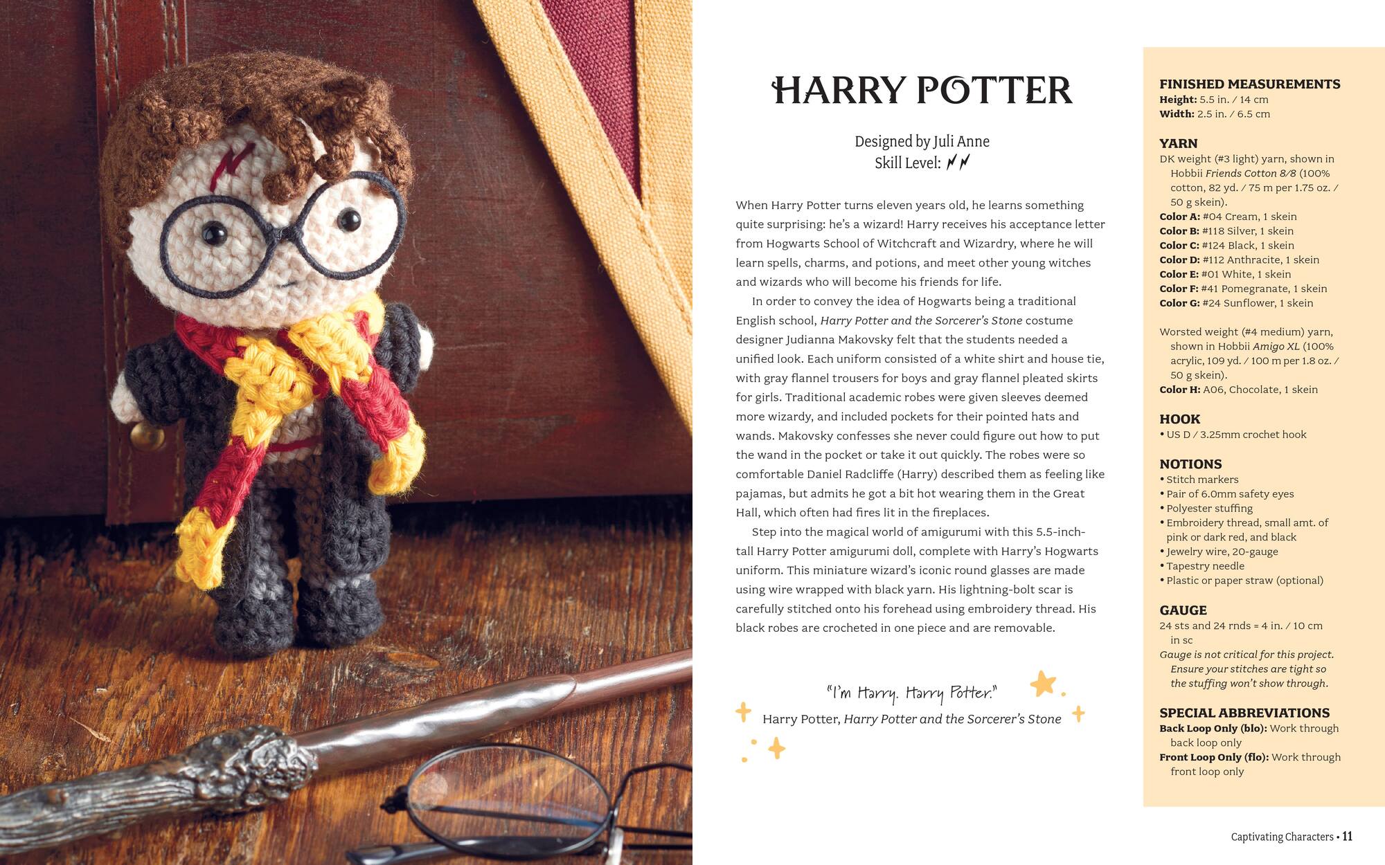 Harry Potter™ The Official Book of Crochet Amigurumi